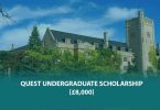 QUEST Undergraduate Scholarship